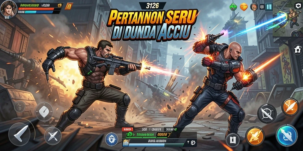 Gameplay seru dengan pertarungan yang mendebarkan di 3126.