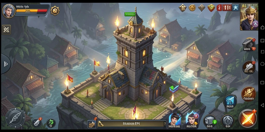 Gameplay menarik dalam game Tower Defense 666I.