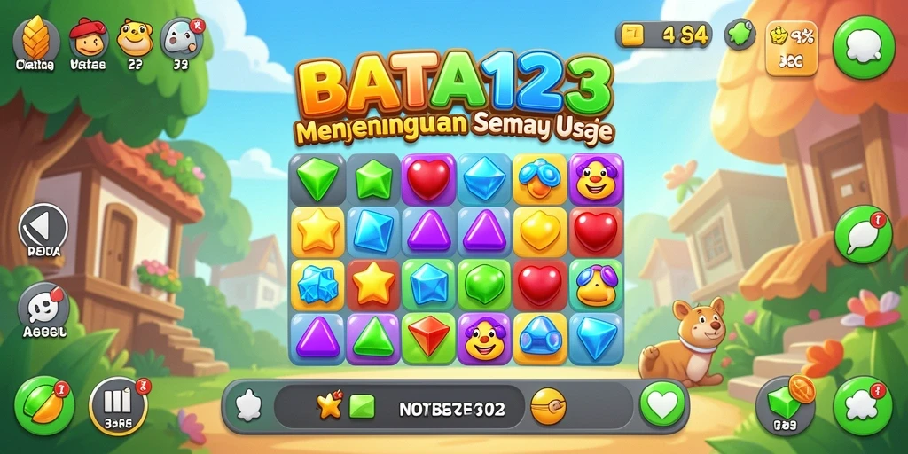 Tampilan gameplay BATA123 yang seru dan interaktif.