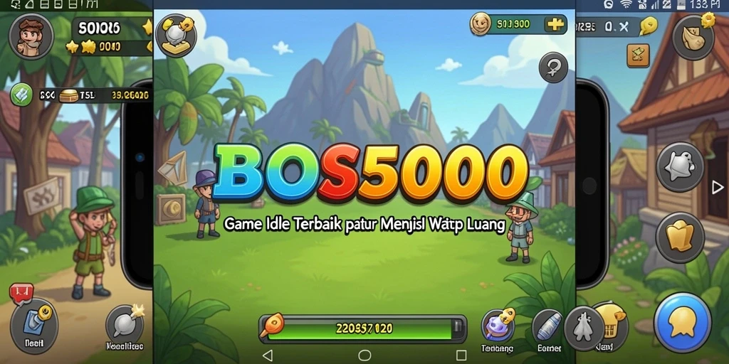 Tampilan gameplay menarik di BOS5000 dengan elemen Idle yang seru.