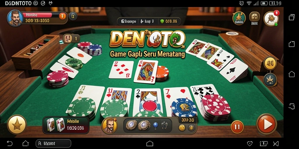 Tampilan gameplay DENTOTO yang seru dan interaktif.