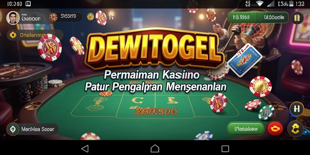 Tampilan gameplay menarik dari DEWITOGEL dengan berbagai pilihan permainan Kasino.