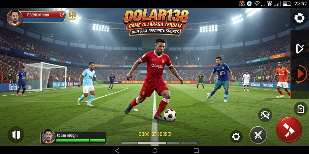 Tampilan gameplay <strong>DOLAR138</strong> yang menampilkan aksi olahraga yang seru.