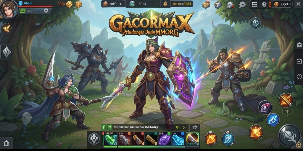 Tampilan gameplay GACORMAX yang mendebarkan dan seru.