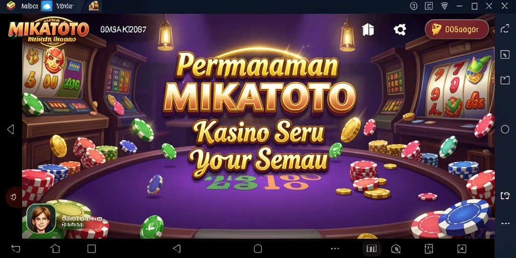 Tampilan gameplay MIKATOTO yang menarik dan mendebarkan.
