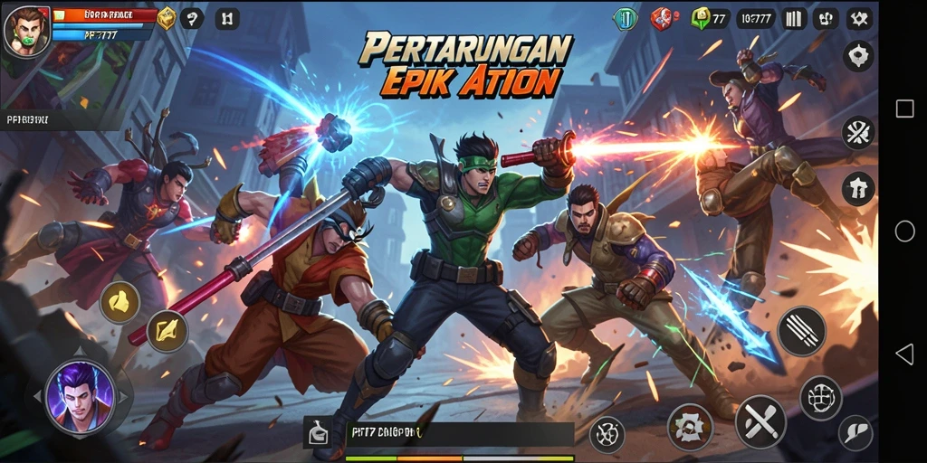 Gameplay mendebarkan dari PF777 yang penuh aksi dan tantangan.