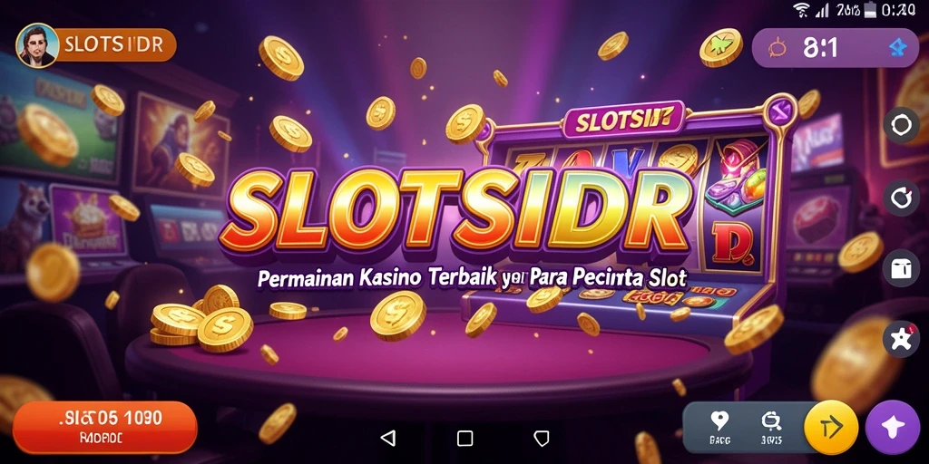 Tampilan gameplay SLOTSIDR yang penuh warna dan menarik.
